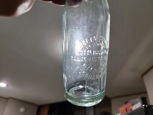 I ESCANABA MICHIGAN botella E.M. Richter soda pop 7 oz en relieve Delta co embotellado - Imagen 1 de 11