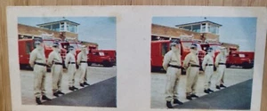 True To Life Stereo Weet Bix 1963๐#25 FIRE FIGHTERS SYD. AIRPORT Picture Card๐ - Picture 1 of 2