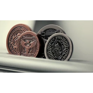 Silver Artifact Coin (Dollar) by Ellusionist - Magia con Monete