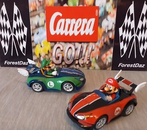 Luigi & Mario Wild Wing Carrera GO!!!  Mario Slot Car Racing 1:43 PreLoved Gift - Picture 1 of 22