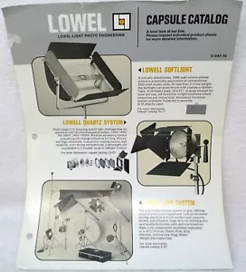 LOWEL Light Photo Engineering Flyer - Bild 1 von 2