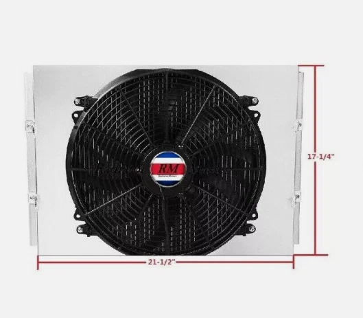 Aluminum Shroud +16"fan For 1949-1954 Chevrolet Bel-air Fleetline Deluxe - Image 1 of 1