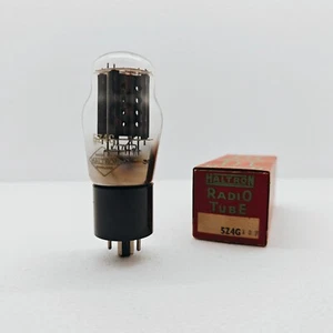 5Z4G CV1863 tubo Brimar Inghilterra Haltron etichetta D getter, anni '50 NOS NUOVO CON SCATOLA, forte - Foto 1 di 4