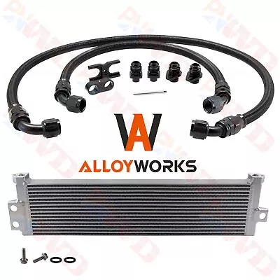 Oil Cooler+Line AN10 For 2015-2020 BMW M3 M4 M2 S55 F80 F82 F83 F87 F8X - Image 1 of 4