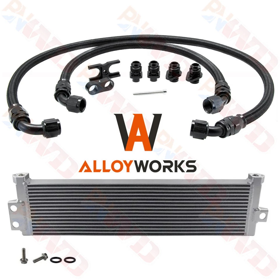 Oil Cooler+Line AN10 For BMW M3 M4 M2 S55 F80 F82 F83 F87 F8X 2015-2020 Foto 1 de 4