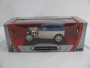Firma stradale scala 1/18 blu e bianco 1931 Ford Model A personalizzata #92849 - Foto 1 di 12