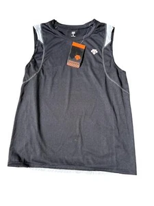 DESCENTE Men's Dryzone Sleeveless Tank Top, Black/White, Medium - Picture 1 of 2