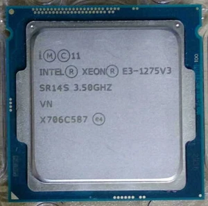 Intel Xeon E3-1275 V3 SR14S 3.5GHz (3.9Ghz) Quad Core 8MB LGA-1150 CPU Processor - Picture 1 of 1