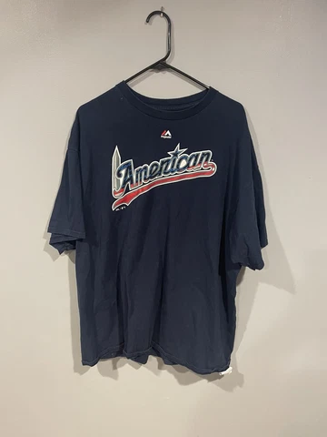 2018 All Star Game Aaron Judge No 99 Yankees Majestic T-Shirt Jersey Sz XXL 2XL Cover