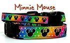 Mouse cat & small dog collar 1/2" or 5/8" wide adjustable bell or leash