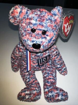 2000 Ty Beanie Baby Hand Made Bear USA - Image 1 of 4