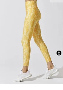 Carbon 38 Printed High Rise 7/8 Legging Kumquat Snake Yellow Size M Medium NWT - Picture 1 of 10