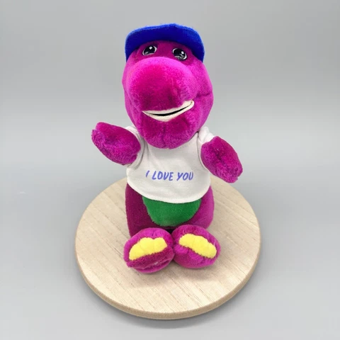 Vintage 1992 Barney The Dinosaur Plush 9.5”Lyons Group Stuffed Toy Cartoon Cover