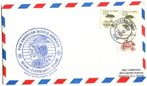 Pan American World Airways First Flight Miami Florida Airport - Belize City 1990 - Picture 1 of 2