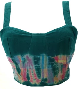 Rare Vintage 1980s Deadstock Sample OP Ocean Pacific Bustier Bra Crop XS Corset - Bild 1 von 8