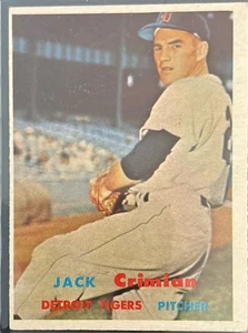1957 Topps #297 Jack Crimian - Imagen 1 de 6