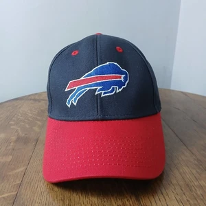 Buffalo Bills Football Men's Cap - Blue Red Embroidered Logo Adjustable - Picture 1 of 7