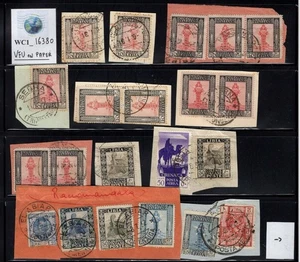 WC1_16380. ITALY COL.:LIBIA. Dealer stock 1920s stamps on paper. Used - Picture 1 of 1