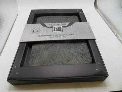 Samsung Galaxy Tab 3 Black 9.75" Black Platinum Pt Slim Folio Case  - Image 1 of 3