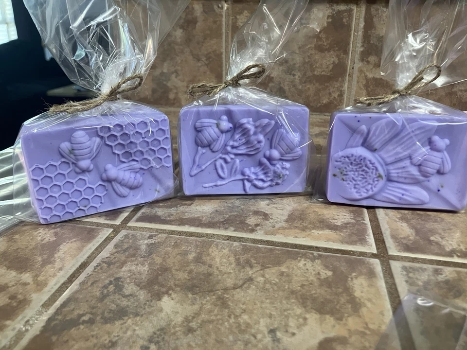 Lavander мед и масло ши домашнее мыло - Изображение 1 из 1