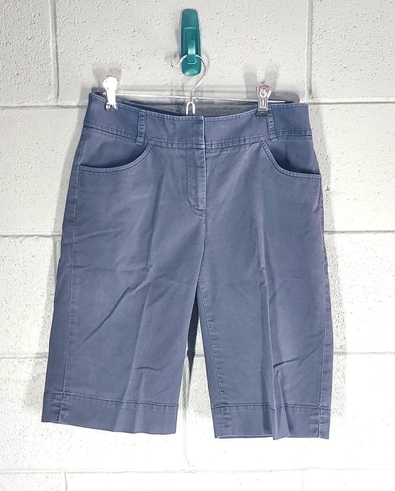 Cutter & Buck Bermuda Shorts - Navy Blue - Size 4 - Image 1 of 1