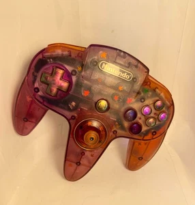 Nintendo 64 N64 Custom Controller - 8bitdo Wireless Mod - Autumn Themed - Bild 1 von 3