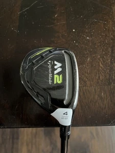 TaylorMade 2017 M2 4H Hybrid 22 Loft Reax 65 Regular Flex Golf Pride CP2 RH - Picture 1 of 6