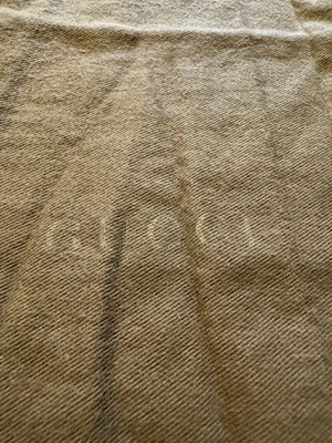 Bolsa de almacenamiento de algodón marrón Gucci Dust Bag | Hecho en Italia Foto 1 de 4