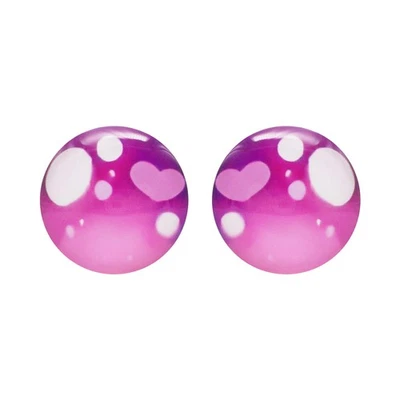 Cartoon Toy Bear Eyes Flat Back Glass Cabochons Craft Eyeball DIY Doll Supplies - Image 1 of 4