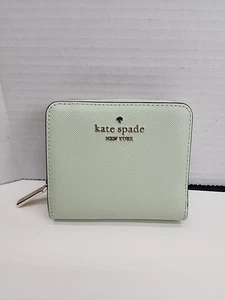 NUEVA Cartera Kate Spade New York Staci Pequeña Cremallera Alrededor Oliva Clara - Imagen 1 de 11