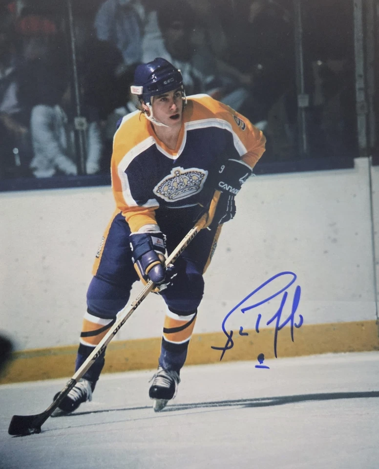 Bernie Nicholls Los Angeles Kings autografiado 8x10 certificado de autenticidad Foto 1 de 1