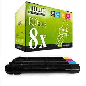 8x Toner for Lexmark C 950 DE, C950X2 Set CMYK - Zdjęcie 1 z 5