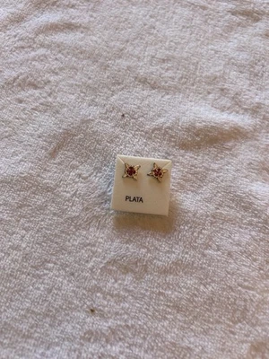 Aretes de Plata 925 Mexicana Aretes Silver Hoop Earrings - Image 1 of 4