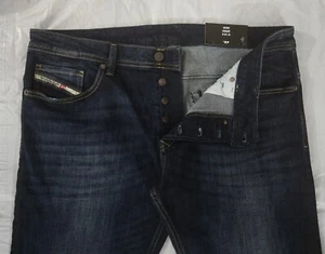Diesel Mens Safado Straight Fit Jeans RM065 Dark Blue $195 Size 38 X 30 - Picture 1 of 5