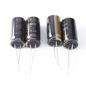 JAPAN 2PCS Elna Rfs silmic II 100uf 63V highest audio Capacitor New diy HiFi - Picture 1 of 1