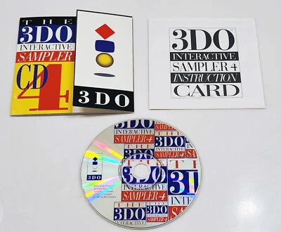 3DO Interactive Sampler CD #4 - Complete in Sleeve! 100% TESTED!! CIB demo - Image 1 of 4