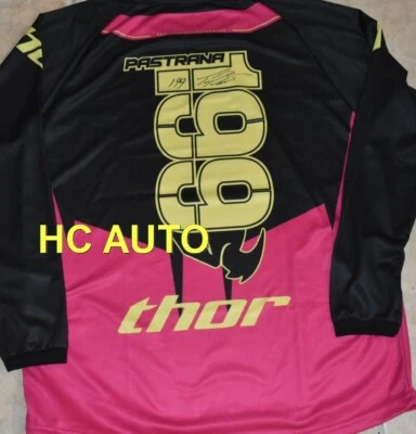 CAMISETA TRAVIS PASTRANA FIRMADA PERSONALIZADA 199-LG JETT, ELI TOMAC- CERTIFICADO DE AUTENTICIDAD 6 Foto 1 de 4