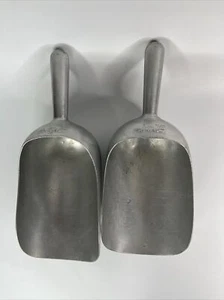 2 Jacobs Bros Scales Scoop Antique Cast Aluminum Country Store Nuts Candy Ice - Picture 1 of 5