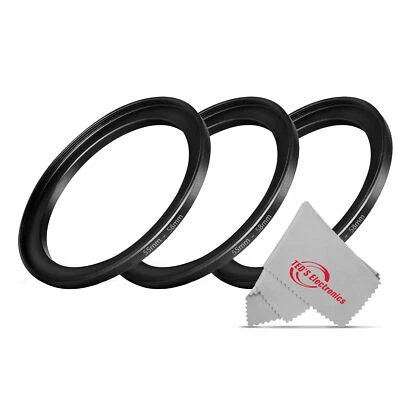 3x 55-58MM Step-Up Ring Adapter 55mm Thread Lens to 58mm Lens Accessories - Image 1 of 3