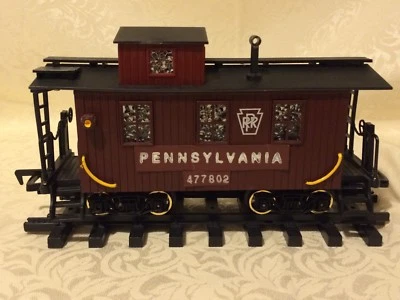 Rare Obsolete PRR Track Mounted Caboose 477802 - New Bright Industries Caboose - Image 1 of 4