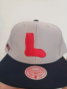 Boston Red Sox Gorra Gorra Retro Logo Snapback Snapback Mitchell Ness - Imagen 1 de 8