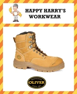 Oliver AT55 Series Nubuck Leather Safety Zip Sided Boot 55332Z NEW WITH TAGS! - Picture 1 of 3
