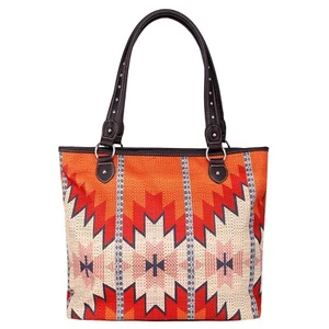 NWT-Montana West Large Boho Western Aztec Tote Weekender Bag MW937-8112CF - Picture 1 of 5