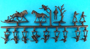 ATLANTIC 1/72 - Outlaws and Sheriffs - FAR-WEST STORY SERIE -Rare SPRUE COMPLETE - Imagen 1 de 2