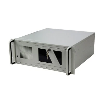 4U 19 Inch Compact Rack Mount Industrial Computer Chassis ATX SERVER Empty CASE - Image 1 of 4