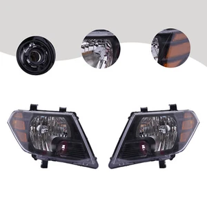 For Nissan Frontier 2009-2020 Headlights Driver & Passenger Side Pair Headlamps - Picture 1 of 21