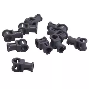 10 NEW LEGO Technic, Axle Connector with Axle Hole Dark Bluish Gray - Picture 1 of 1