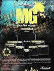 Wzmacniacz gitarowy Marshall MG4 MG10 MG15 MG Range Series ad 8 x 11 druk reklamowy