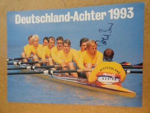AUTOGRAMM ROLAND BAAR RUDERN SCHLAGMANN DEUTSCHLAND ACHTER 1993 OLYMPIA - Bild 1 von 2
