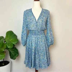POUPETTE ST. BARTH Minikleid Damen Größe L Wildblumen Blumen Annabelle Krepp - Bild 1 von 11